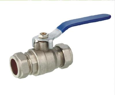 China General Model Lightweight Compression 15mm Forged Ball Valve With Steel Handle for sale