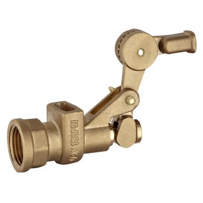 China General Water Brass Float Valve With Float Ball for sale