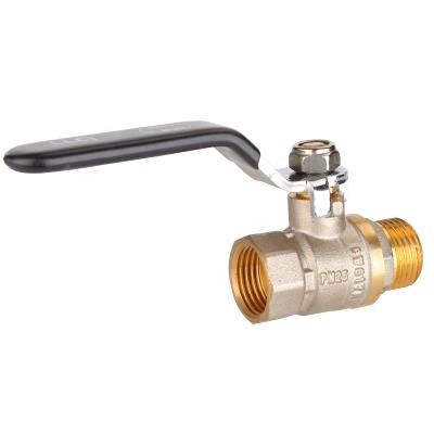 China General Higher Quality Standard Bore Water Control 1 Inch Brass Ball Valve for sale