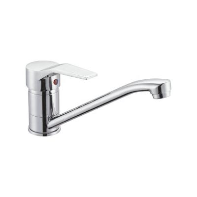 China Cheaper Price Zinc Handle Faucets Durable Brass Metered Kitchen Sink Faucet for sale