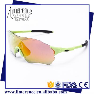 China Custom Logo Recycling Glass/Sport Sunglasses TR90 Polarized Sports Sunglasses Premium Glass Recycling Sunglasses for sale