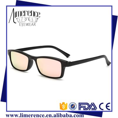 China Fashion Sunglasses Polarized Clip On Sun Glass Computer Bluelight Anti Blue Light Mirror Clip On Glasses With On Magnetic Clips for sale