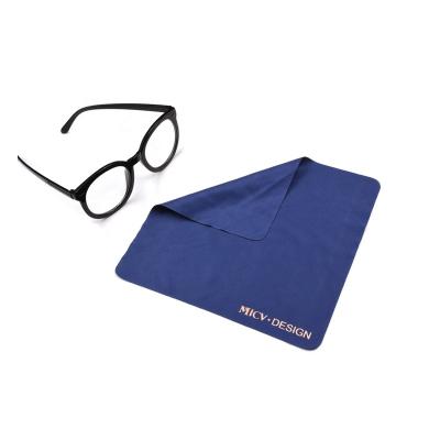 China Sustainable Custom Printed Microfiber Cleaning Cloth For Glass Eyewear Microfiber Cleaning Cloth for sale