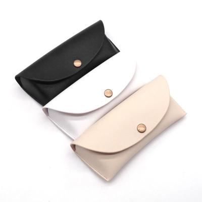 China PU Leather Convenient Storage Box Faux Glass Eye Glass Storage Sunglasses Holder Box Portable Unisex Leather Cover Case for sale