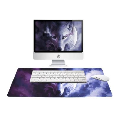 China Large Mouse Pad Eco-Friendly Gaming Mousepad Thick Extended Desk Pad With Smooth Fabric For Work And Game for sale