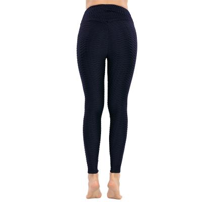 China Sexy Butt Lifting Womens Patterned Leggings Textured Booty High Waist Yoga Pant for sale