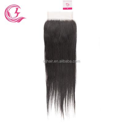 China Cljhair Preplucked Silky Straight Vietnamese Good Quality Hd Vintage Swiss Transparent Silky Straight Wave Lace Up Closure For Black Women for sale