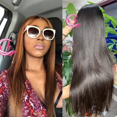 China Full Lace Wig Seller Brazilian Silky Straight Wave Hair, Natural Weave Silky Straight Virgin Full Lace Wigs With Baby Hair for sale