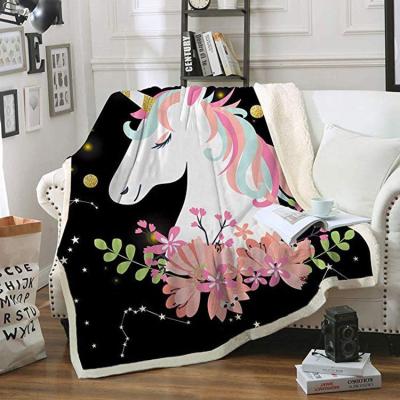 China Sustainable 2 Ply Embossed Quality Low Price Super Soft Premium Baby Sherpa Fleece Blanket for sale