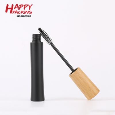 China Eco-friendly / Recycling New Bamboo Cosmetic Packaging Bottle 10ml Bamboo Mascara Tube Round Bamboo Mascara Tube for sale