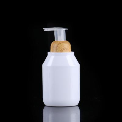 China Eco - Friendly / Recycling White Color 500ml Pump Foaming Hand Wash Empty Bottles With Water Transfer Printing Labeling for sale