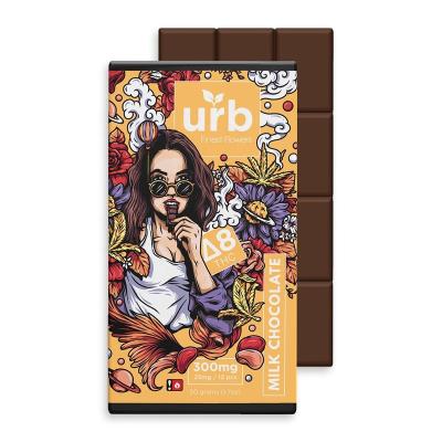 China Handmade Custom Eco - Friendly Recycled Extractive Paper Chocolate Bar Packaging Boxes for sale