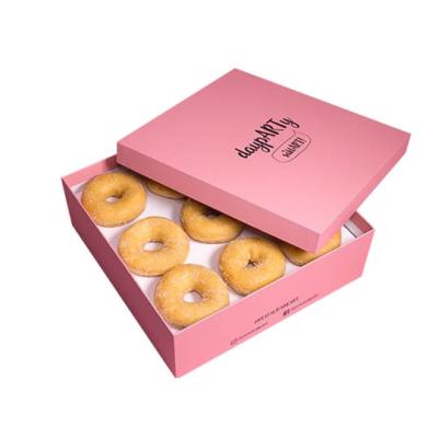 China China Manufacture Handmade Professional Cardboard Pastry Cake /Cookies Box Packaging With PVC Window for sale