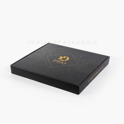 China Handmade Customized Black Cardboard Box Cajas Personalizadas De Cajas Carton Negras Corrugated Mailing Mailer Box for sale