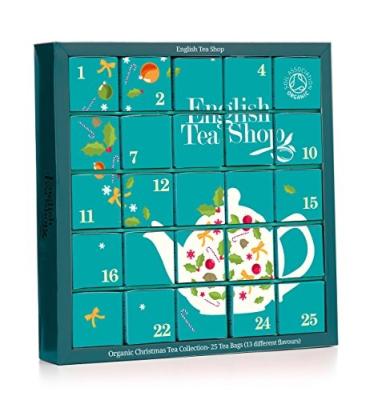 China Handmade Durable Material Custom Design Package Tea Advent Calendar Box for sale