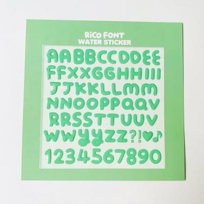 China Waterproof Custom Resin Doming Stickers ABC Stick 3d Sticker Alphabet Stickers Stick Resin for sale