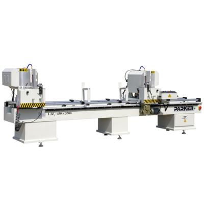 China Aluminum & PVC cut out Jinan double head PVC window cutting machine on hot sale for sale