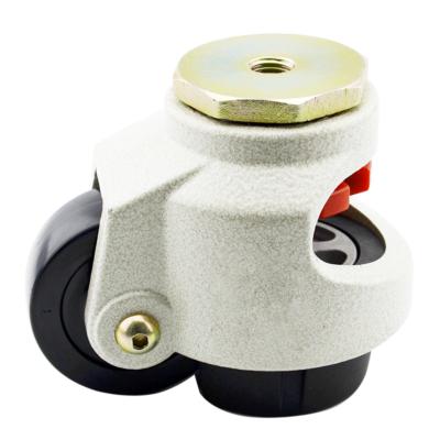 China Rigid Outstanding Quality Swivel Height 50 Mm Adjustable Caster Leveling Wheel for sale