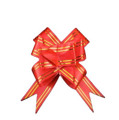 China Custom Printing Wedding Wrapping Europe PP Ribbon Pull Bow For Gift Package for sale