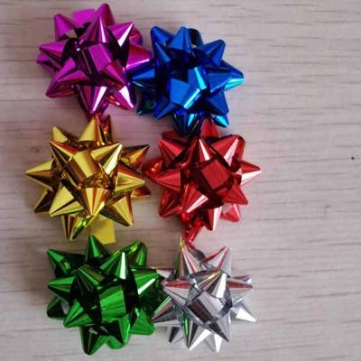 China Wholesale Chandelier 2.5cm Holiday Celebration Gift Box Decoration Finished Products Star Flower Ribbon Festival for sale