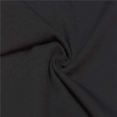 China 90% Polyester 10% Spandex Durable Elastic Fabric Black Brushed Legging Fabric Anti-bacterical for sale