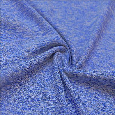 China Hot Selling Wicking Stretch Space Dye Poly Spandex Fabric Shrink Resistant Sportswear Fabric for sale