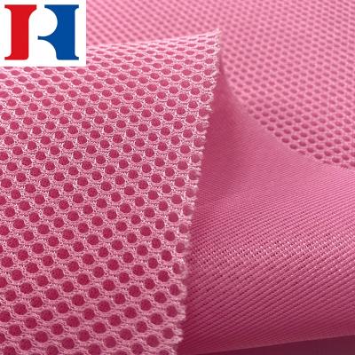 China Black Anti Static Breathe 100% Polyester 3d Air Shoe Mesh Fabric For Sofa for sale