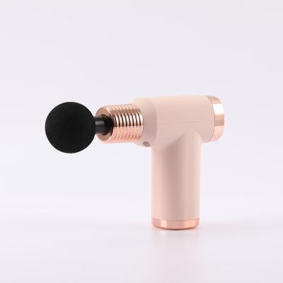 China Custom Portable Body Tissue 4 Heads Muscle Massager Gun 1200mAh Electric Deep Mini Massage Gun High Vibration for sale