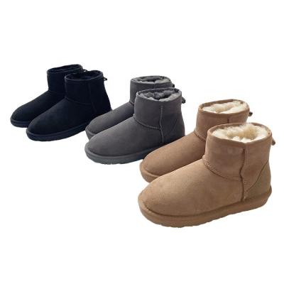 China New Fashion Trend Winter Fashion Plus Size Mix And Match Shoes Flat Casual Warm Low Top Snow Boots for sale