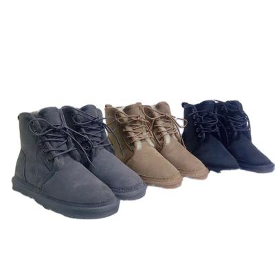 China Fashion Trend New Winter Fur Mid-Tube Casual Warm Slip-on Shoe Round Toe Snow Boots for sale