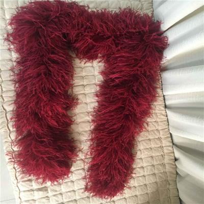 China Factory direct sale 12 plys feather boa ostrich fluffy feather boas for sale directly for sale