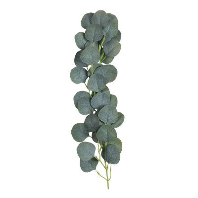 China Fashional Hot Sale Artificial Leaf Wreath Contemporary Home Decorative Banana Leaves Artificial Green Leaf for sale