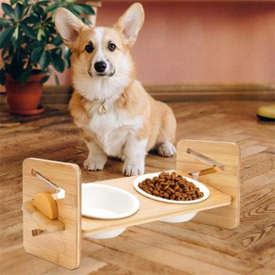 China Viable Wholesale Hot Sale Adjustable Single Compartment Hallerbos Adjustable Bamboo Pet Case Tray for sale