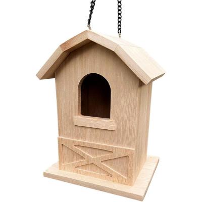 China Wholesale Custom Sustainable Hallerbos DIY High Quality Removable Wooden Bird House For Garden Balcony for sale