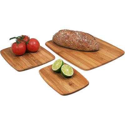 China Disposable Natural Bamboo Cutting Board Set Reversible Universal Organic Bamboo Chopper For Kitchen for sale