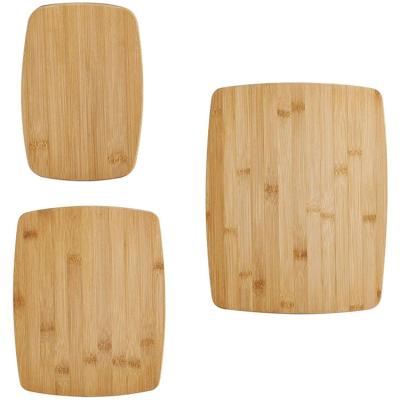 China Disposable Factory Customize Rectangular Solid Organic Bamboo Wood Cutting Boards for sale