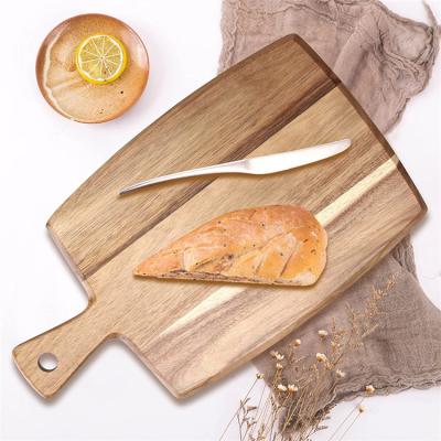 China Disposable Rectangle Wooden Cutting Board Acacia Cutting Plates Cheese Board Serving Board for Home Kitchen for sale