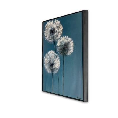 China Art Deco Flower Canvas Painting Dandelion Wall Art Home Decor Canvas Painting Handmade Paintings for sale