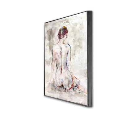 China Art Deco Fashion Nude Figurative Portrait Canvas Painting Wall Art For Home Decor for sale