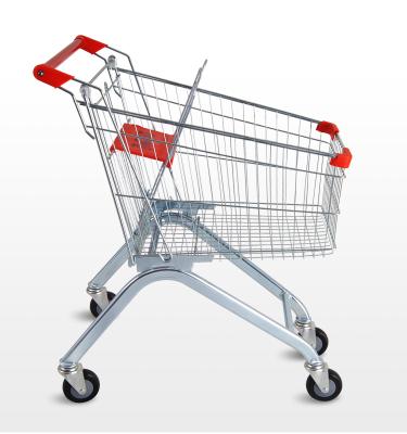 China Factory Supermarket Shopping Trolley Grocery Trolley Trolley Trolley Durable Cheap Price Good Selling Wholesale for sale