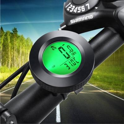 China Waterproof/Backlight Bike Inbike Digital Multimeter Speedometer Circle Speedometer Wireless Cable Wireless Odometer for sale