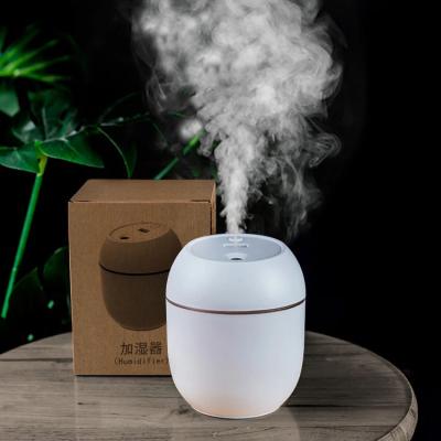 China Car 250ML Ultrasonic Essential Oil Diffuser Mini Usb Desktop Air Humidifier For Home Car Mist Maker With Night Lamp for sale