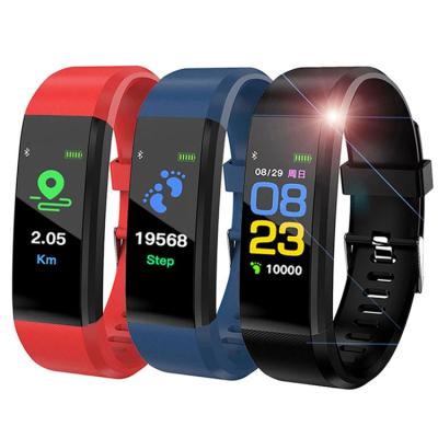 China 115plus Touch Screen Smart Wristband Women Men Blood Pressure Smart Watch Sports Band Health Sleep Tracker Motion Heart Rate Smart Band for sale