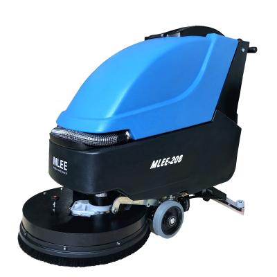 China Industrial Hotels MLEE 20B Walk Behind Scrubber Dryer Commercial Automatic Floor Washing Machine for sale