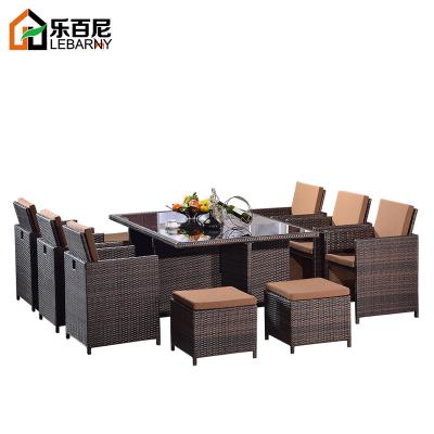 China Modern outdoor hotel cafe club leisure yard furniture KTV Nordic style cane chair set tables and chairs for sale