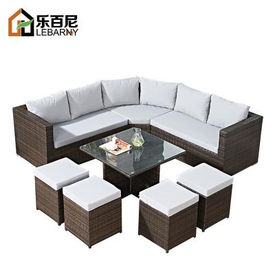 China Modern Outdoor Outdoor Sun Protection Sofa Combination Yard Chair Leisure Balcony Sofa for sale