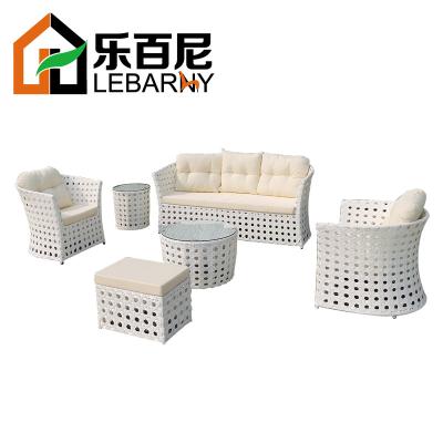 China Modern simple european outdoor courtyard villa style hotel patio rattan wicker chair for sale