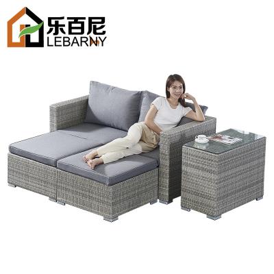 China New Modern Stylish Furniture PE Rattan Sofa Sets for sale