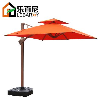 China Modern Parasol outdoor patio umbrella villa terrace garden balcony umbrella outdoor large sun square stall Roman umbrella for sale