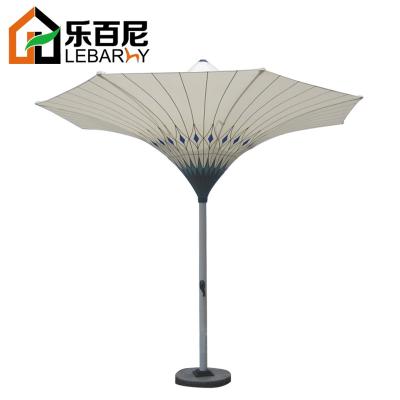 China Polyester Modern Waterproof Outdoor Patio Garden Beach Hotel Parasol Umbrella for Restaurant for sale